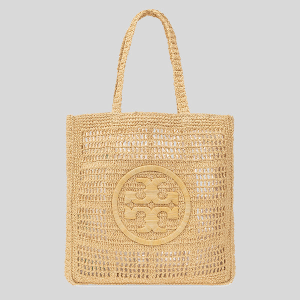 Tory Burch Ella Hand-Crocheted Tote Natural 153041 lussocitta lusso citta