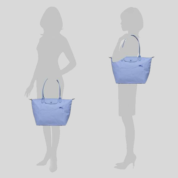 Longchamp Le Pliage Club Large Long Handle Tote Blu 1899619P38