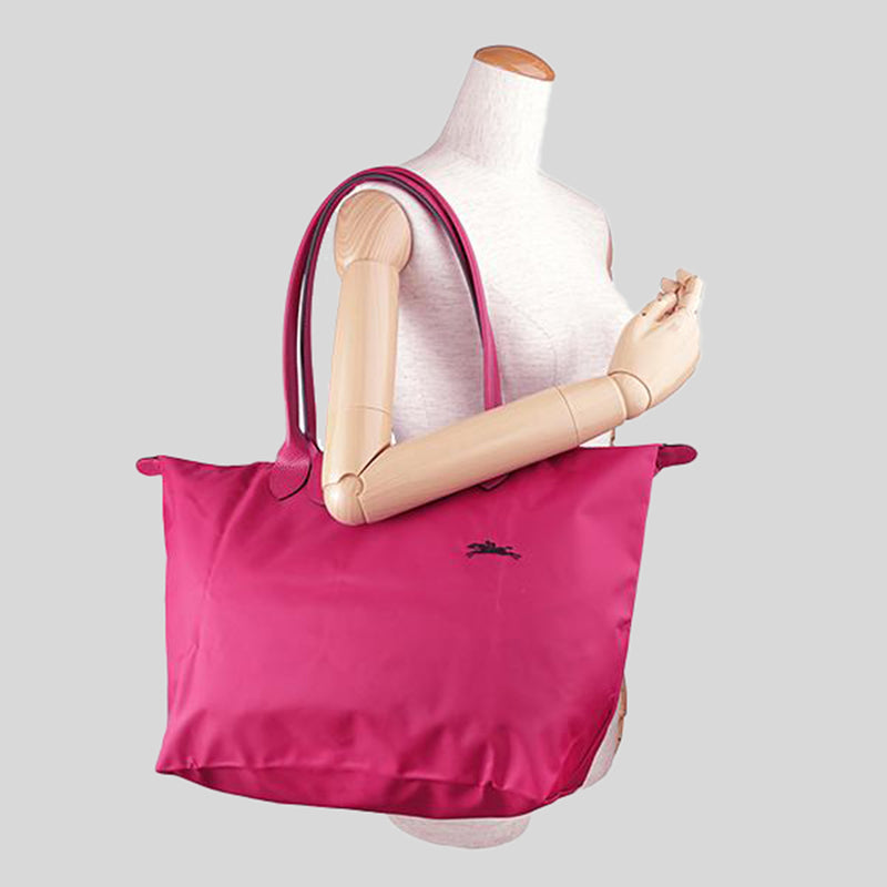 Le Pliage Club Small Shoulder Tote In Pink