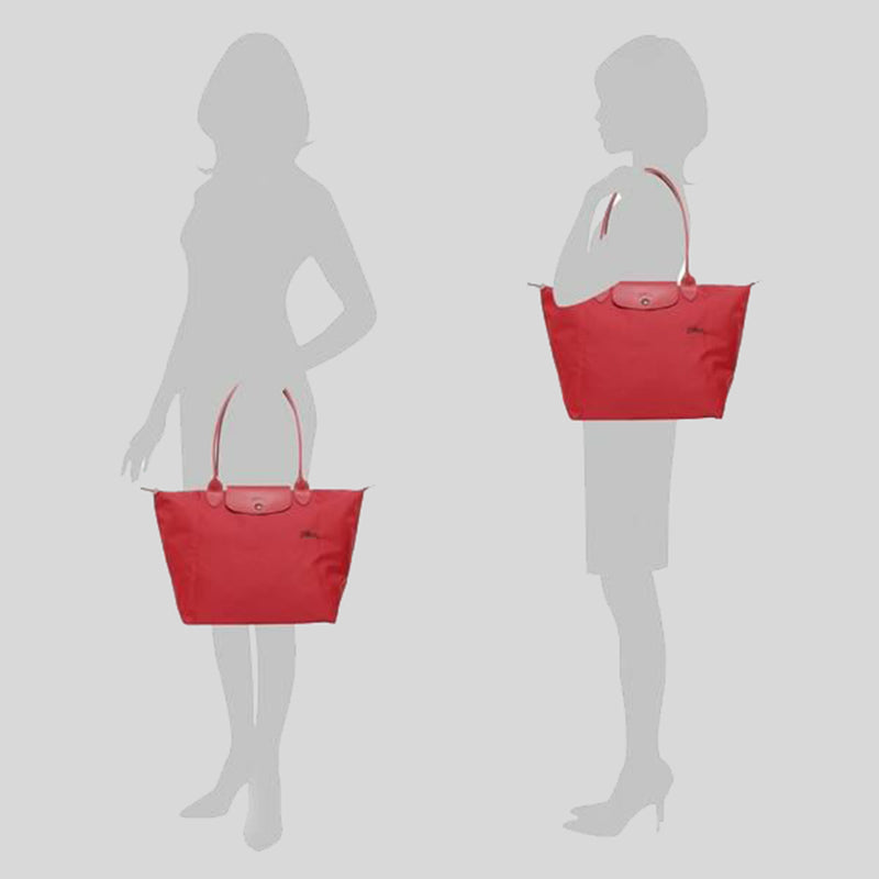 Longchamp Le Pliage Club Large Long Handle Tote P47 Red 1899619P47