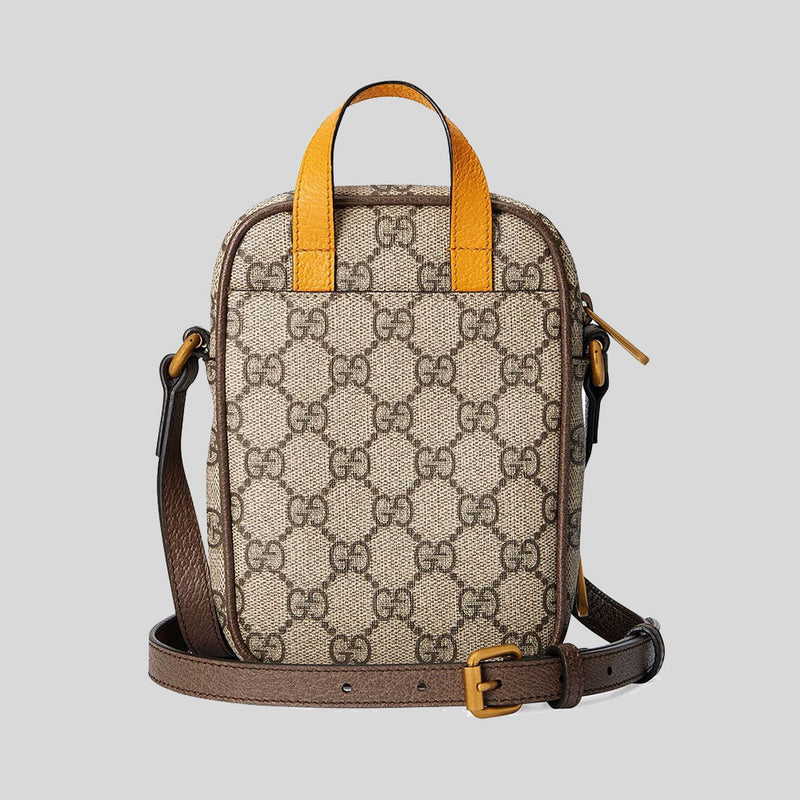 GUCCI GG Supreme Canvas Unisex Small Crossbody Bag 658556