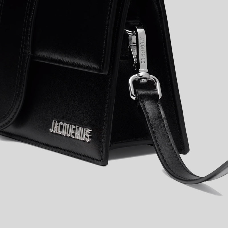 JACQUEMUS The Grand Bambino Crossbody Handbag Black 213BA007
