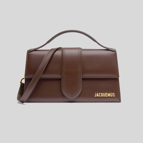 JACQUEMUS The Grand Bambino Crossbody Handbag Brown 213BA007