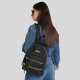 MARC JACOBS The Biker Nylon Medium Backpack Black 2F3HBP029H02