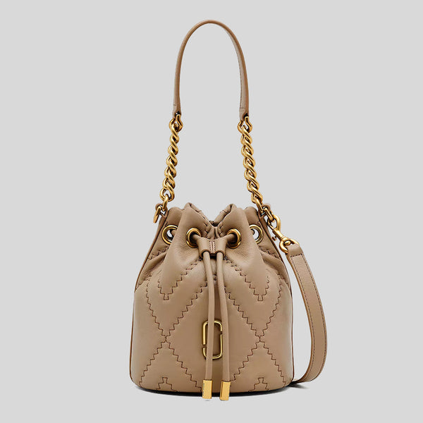 Marc Jacobs The Quilted Leather J Marc Bucket Bag Camel 2F3HCR045H01 lussocitta lusso citta