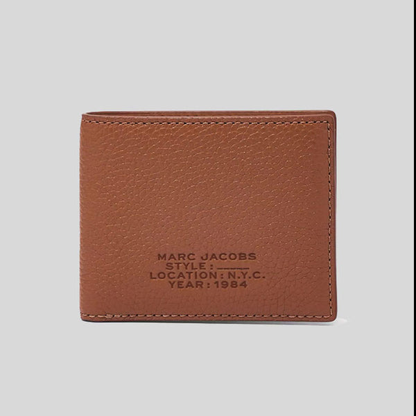 MARC JACOBS The Leather Billfold Wallet Argan Oil 2P3SMP001S01 lussocitta lusso citta
