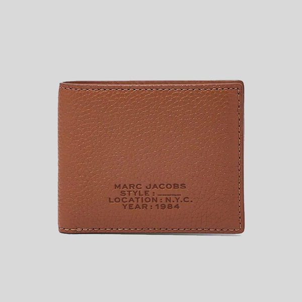 MARC JACOBS The Leather Billfold Wallet Argan Oil 2P3SMP001S01