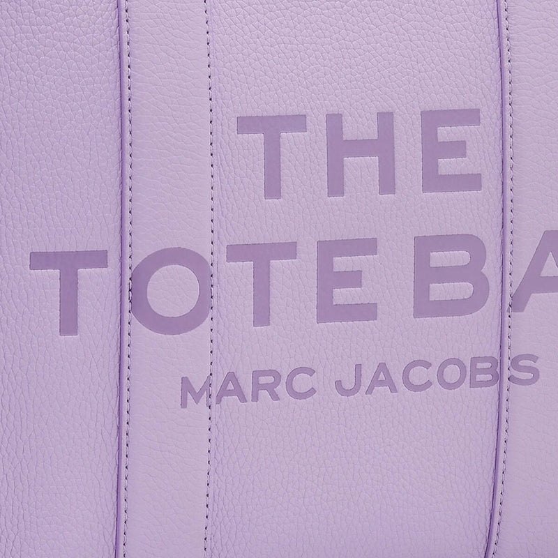 MARC JACOBS The Leather Medium Tote Bag Wisteria H004L01PF21