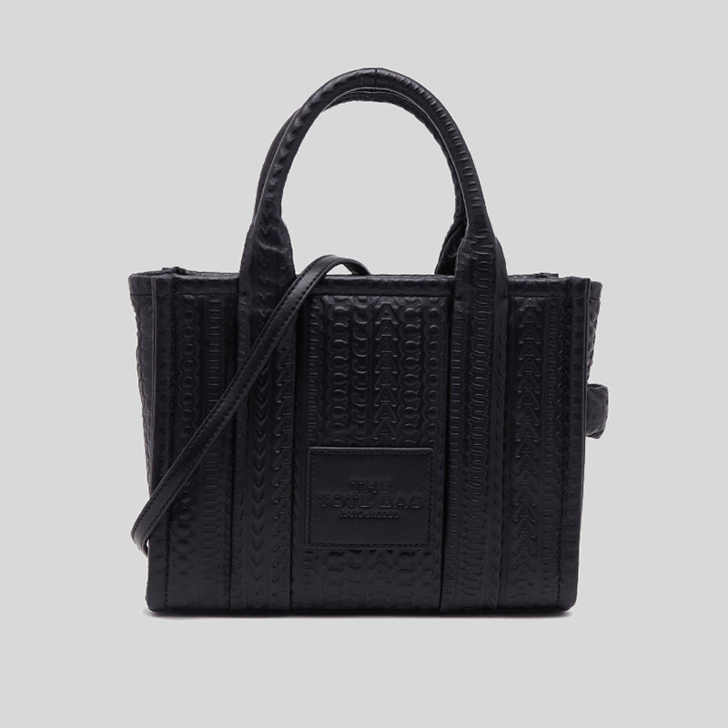 MARC JACOBS DTM Monogram Leather the Small Tote Black 2R3HTT096H02 lussocitta lusso citta