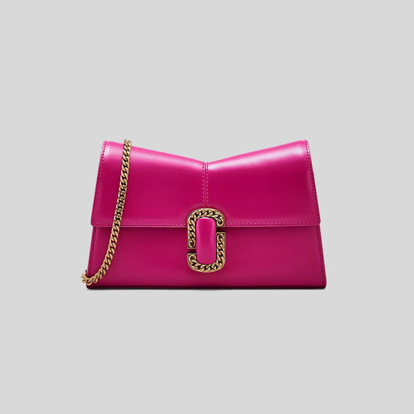 Marc Jacobs The St. Marc Chain Wallet Lipstick Pink 2R3SMN042S10 lussocitta lusso citta