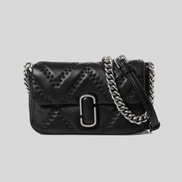 MARC JACOBS The Quilted J Marc Mini Bag Black 2S3HSH016H03 lussocitta lusso città