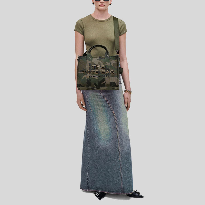 MARC JACOBS Camo Jacquard The Medium Tote Bag Camo Multi 2S4HTT002H03