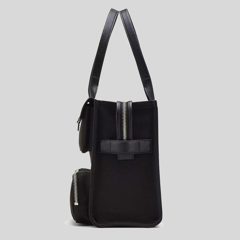 MARC JACOBS The Cargo Canvas Large Tote Bag Black 2S4HTT005H03