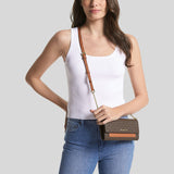 Michael Kors Jet Set Medium Logo 2-in-1 Convertible Crossbody Bag Brown/Acorn 32S3GJ6C6B