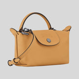 LONGCHAMP Le Pliage Extra XS Leather Pouch Crossbody Honey 34205987