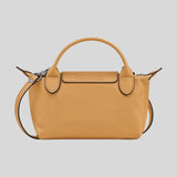 LONGCHAMP Le Pliage Extra XS Leather Pouch Crossbody Honey 34205987