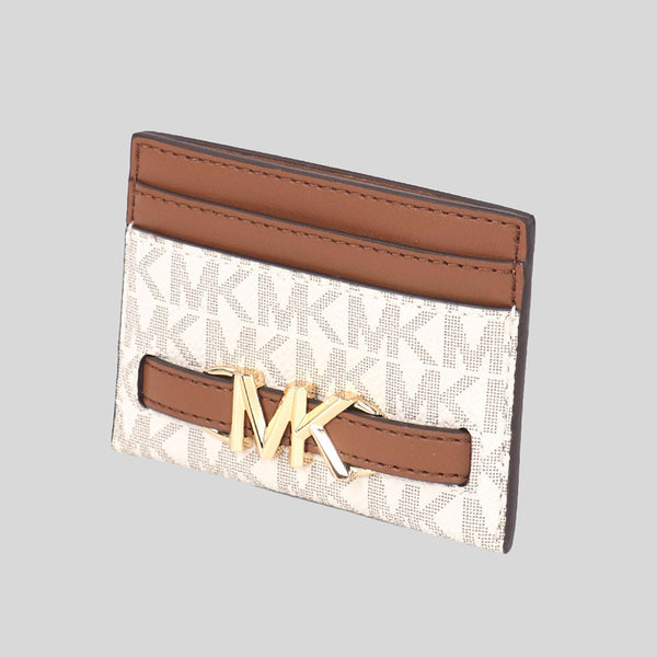 MICHAEL KORS Reed Large Logo Card Case Vanilla 35S3G6RD3B