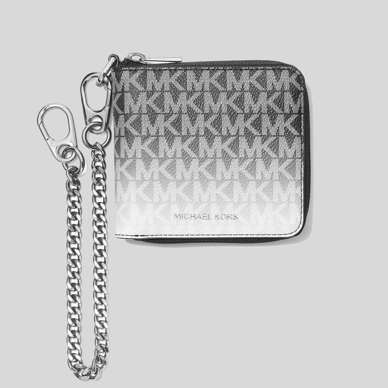 MICHAEL KORS Ombré Logo Billfold with Chain Black 36S4LPCF5B