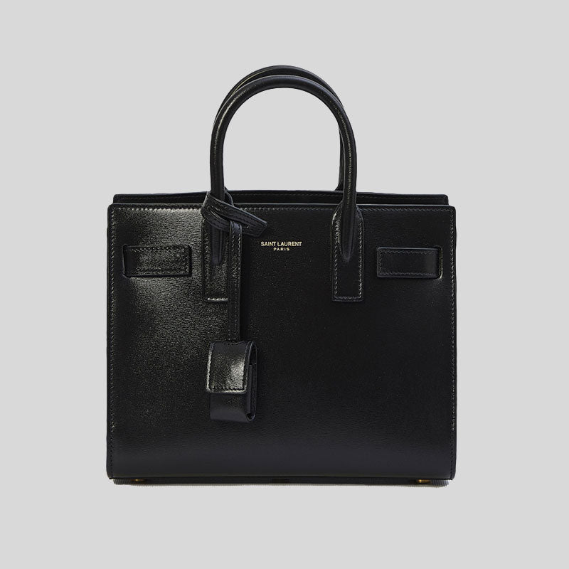 SAINT LAURENT YSL Sac De Jour Nano In Calf Leather Black 39203502G9W lussocitta lusso citta