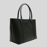 Gucci Micro GG Joy Medium Leather Tote Black 449647