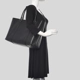 Gucci Micro GG Joy Medium Leather Tote Black 449647