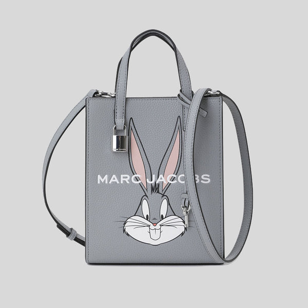 MARC JACOBS Lt Bugs Bunny Grind Micro Tote Rock Grey