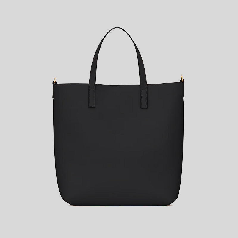 SAINT LAURENT YSL Shopping Saint Laurent Toy Crossbody Tote In Leather Black 600307CSV0J
