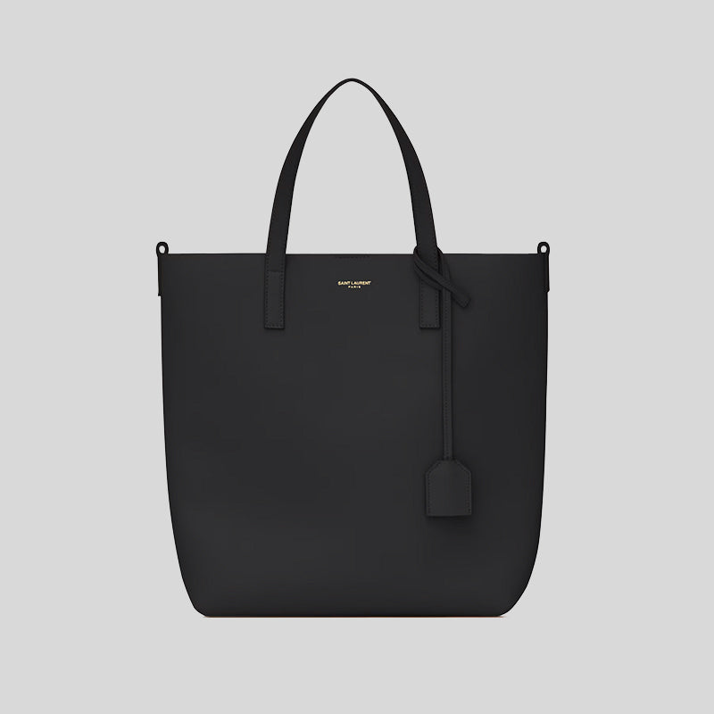 SAINT LAURENT YSL Shopping Saint Laurent Toy Crossbody Tote In Leather Black 600307CSV0J  lussocitta lusso citta