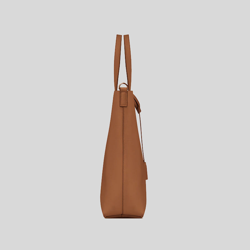 SAINT LAURENT YSL Shopping Saint Laurent Toy Crossbody Tote In Leather Brick 600307CSV0J