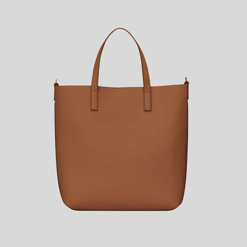 SAINT LAURENT YSL Shopping Saint Laurent Toy Crossbody Tote In Leather Brick 600307CSV0J