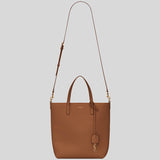 SAINT LAURENT YSL Shopping Saint Laurent Toy Crossbody Tote In Leather Brick 600307CSV0J