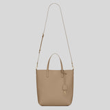 SAINT LAURENT YSL Shopping Saint Laurent Toy In Supple Leather Taupe 600307CSV0J