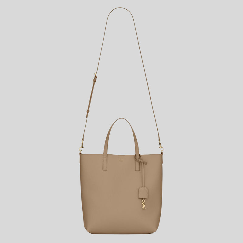 SAINT LAURENT YSL Shopping Saint Laurent Toy In Supple Leather Taupe 600307CSV0J
