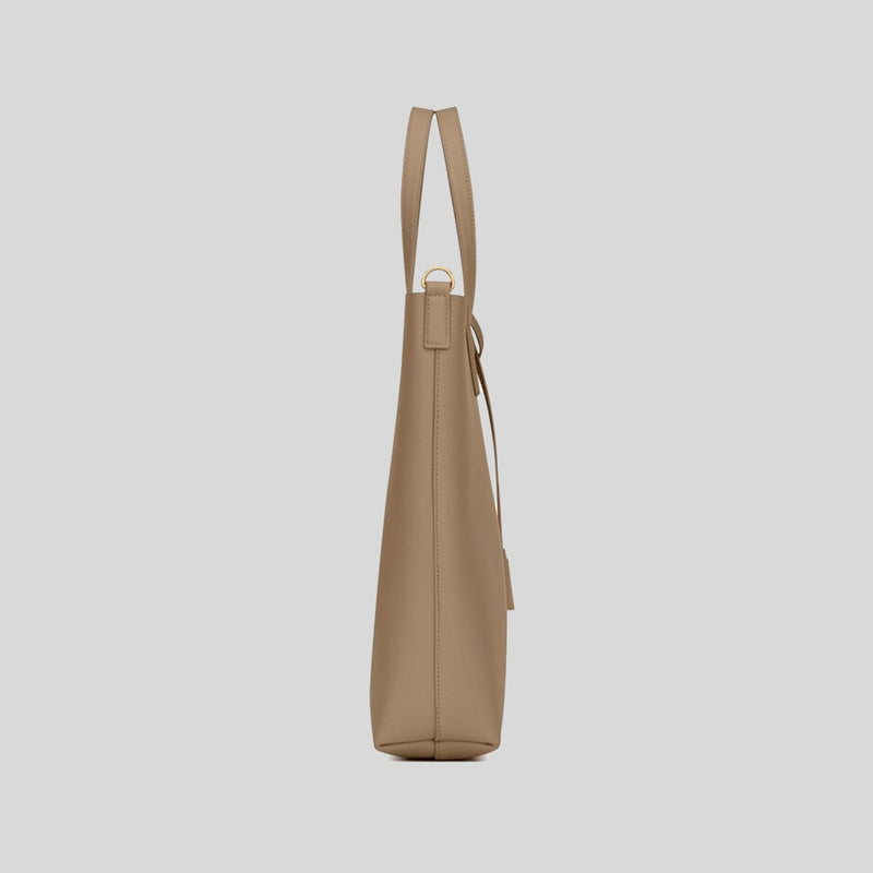 SAINT LAURENT YSL Shopping Saint Laurent Toy In Supple Leather Taupe 600307CSV0J