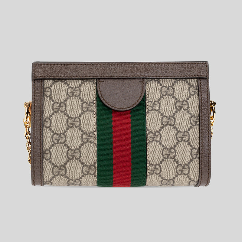 GUCCI GG Supreme Ophidia Mini Shoulder Crossbody Bag 602676