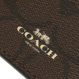 Coach ID Lanyard In Signature Canvas Brown Black 63274