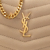 SAINT LAURENT YSL Lou Baby Shoulder Bag Beige 6350881GF01