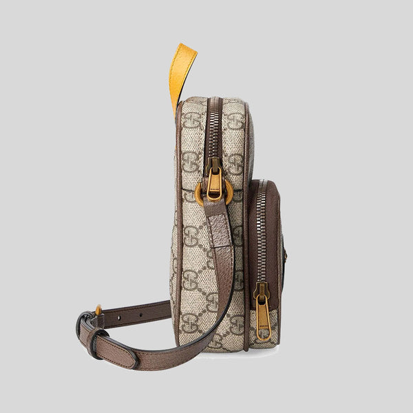 GUCCI GG Supreme Canvas Unisex Small Crossbody Bag 658556