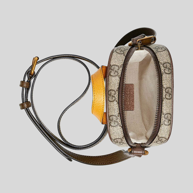 GUCCI GG Supreme Canvas Unisex Small Crossbody Bag 658556