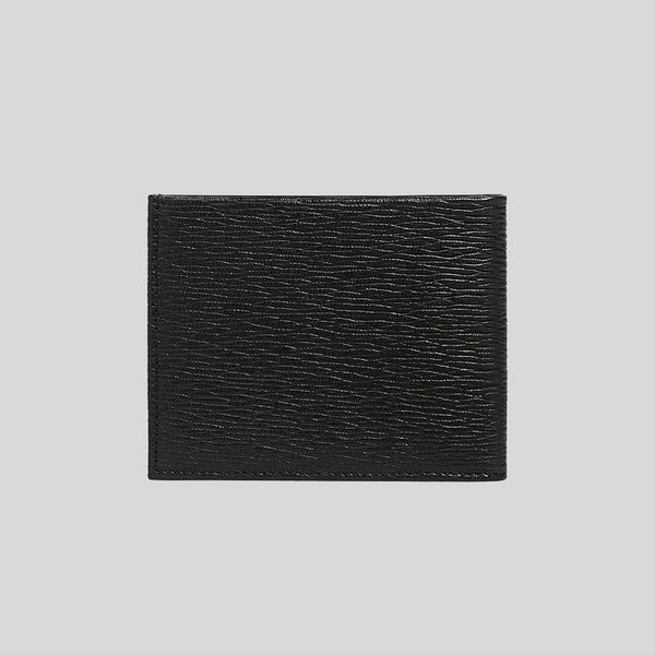 FERRAGAMO Gancini Men's Leather Bifold Wallet Black 685950
