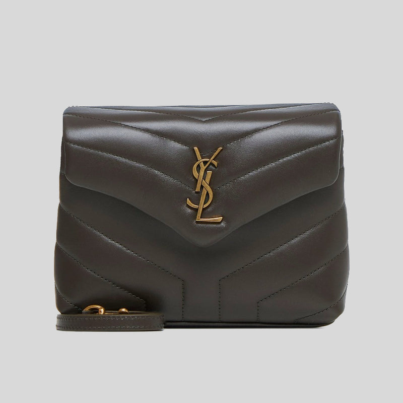 SAINT LAURENT YSL Loulou Toy Strap Bag In Quilted "Y" Leather Light Musk 678401DV707 lussocitta lusso citta