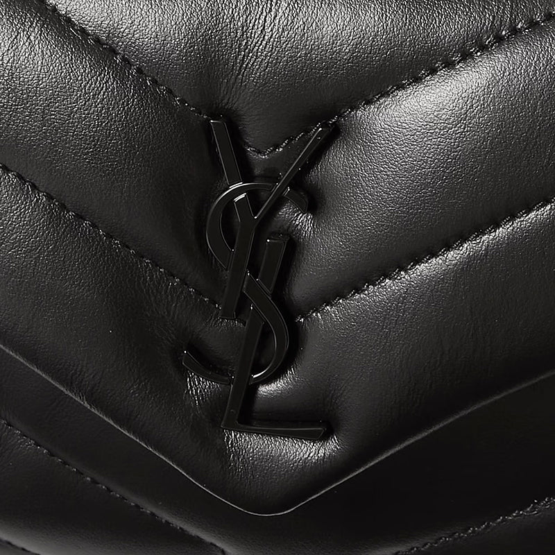 LOULOU toy STRAP bag in quilted Y leather, Saint Laurent