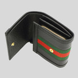 GUCCI Ophidia Leather Bifold Wallet Black 719887