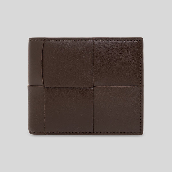 BOTTEGA VENETA Cassette Bi-Fold Wallet Brown 743004 lussocitta lusso citta