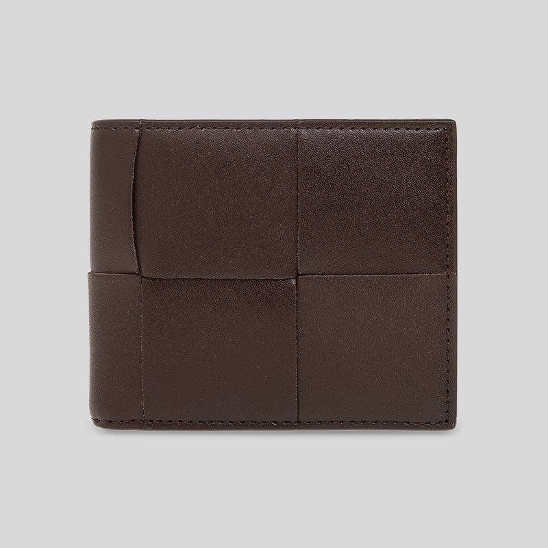 BOTTEGA VENETA Cassette Bi-Fold Wallet Brown 743004 lussocitta lusso citta