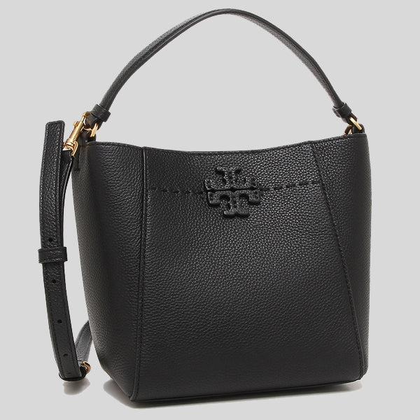 Tory Burch Small McGraw Bucket Bag Black 74956