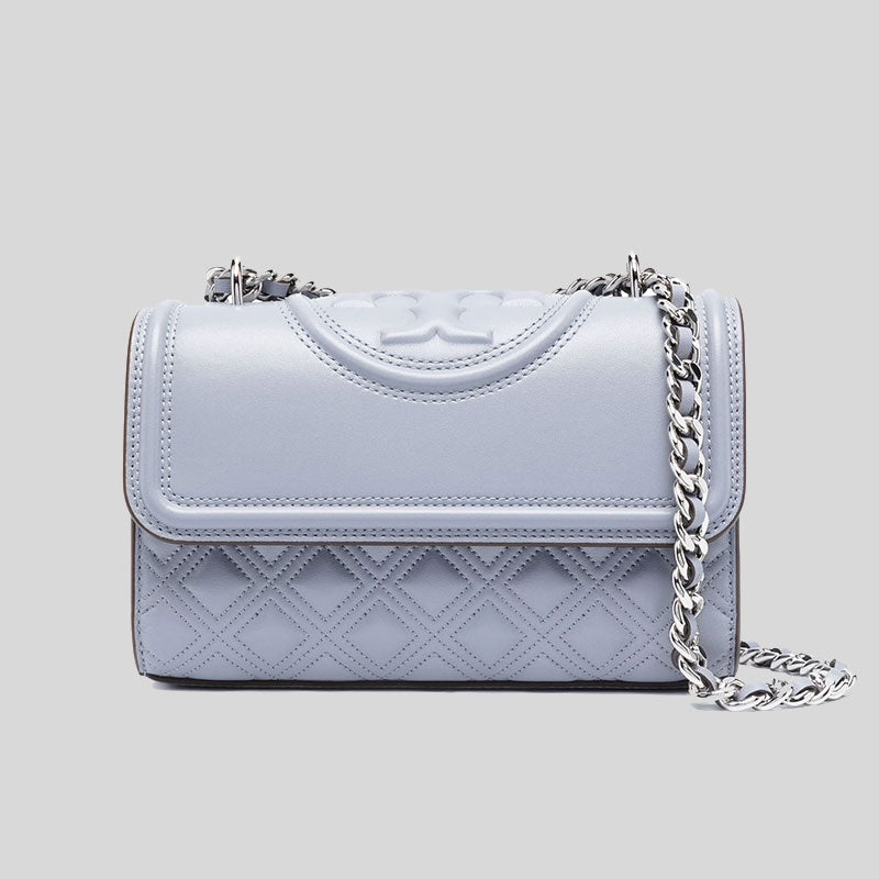 Tory Burch Small Fleming Convertible Shoulder Bag Cloud Blue 75576 lussocitta lusso citta Zalora amazon  shopee lazada