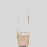 SAINT LAURENT YSL LE 37 Mini Bucket Bag In Shiny Leather Dark Beige 7658702R20W2