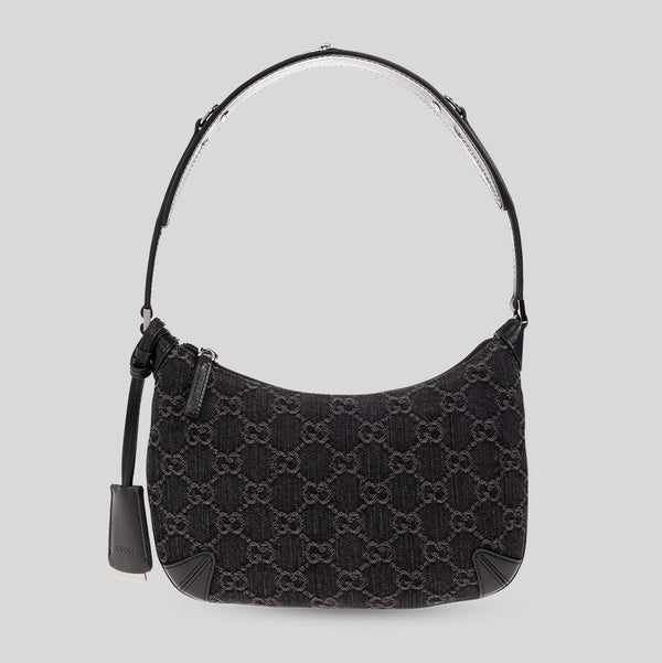 GUCCI Horsebit Slim Small Shoulder Bag Black 774719 lussocitta lusso città