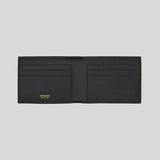 FERRAGAMO Gancini Men's Leather Bifold Wallet Black 775644